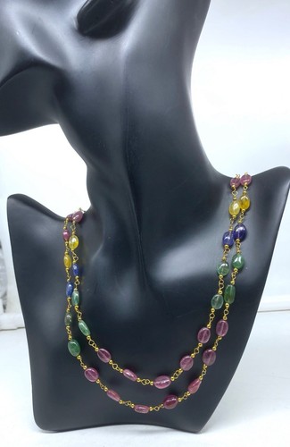 Collana multi zaffiro - , naturale