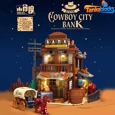 MOC Cowboy City Bank Set
