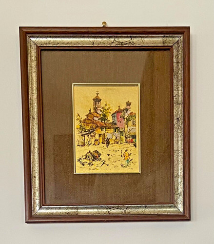 Quadro cromolitografie arte - cromolitografie, d'arte