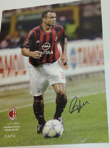 Autografo marcos cafu poster - autografo,