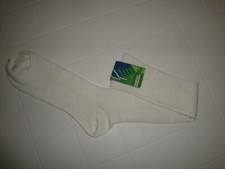 CALZE LUNGHE UOMO IN LANA BIANCO PANNA 11E1/2  VINTAGE MADE IN ITALY