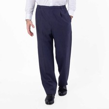 Pantalone lana gamba dritta