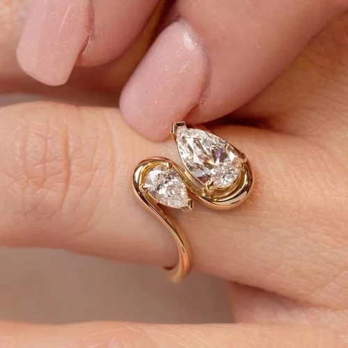 Anello fidanzamento vera - anello, di