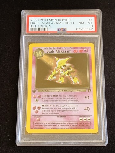 Pokemon tcg psa dark - psa, 8