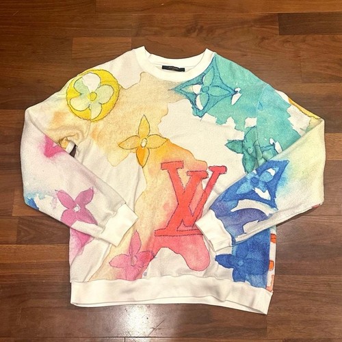 Felpa louis vuitton acquerello - felpa,