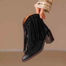 Stivali Scarpe Stivaletti Nero