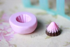Stampo in gomma siliconica per fimo cernit forma a budino 1.5*1.3 cm