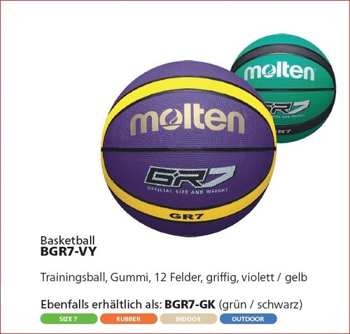 Molten basketball bgr7 indoor - basketball,