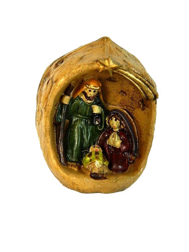 Presepe nella noce - presepe,