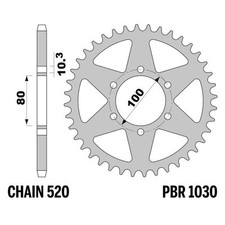 Corona PBR Z46 denti passo 520