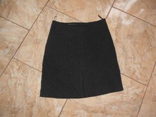 Mc Verdi Gonna In Lana 38 Grigio Nero A Righe Molto Buona #D0165