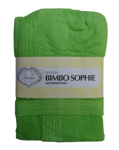 Accappatoio bimbo sophie verde - accappatoio,