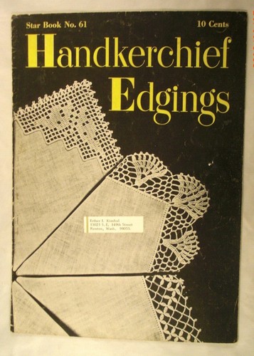 Handkerchief edgings - handkerchief,