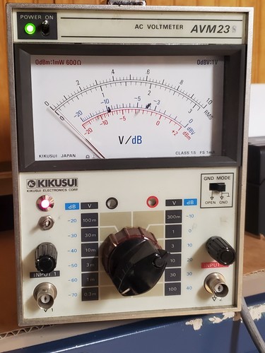Kikusui avm23 voltmetro - kikusui, ac