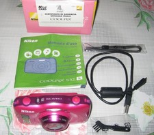 Nikon Coolpix S32 - 13,2 megapixel fotocamera subacquea digitale rosa