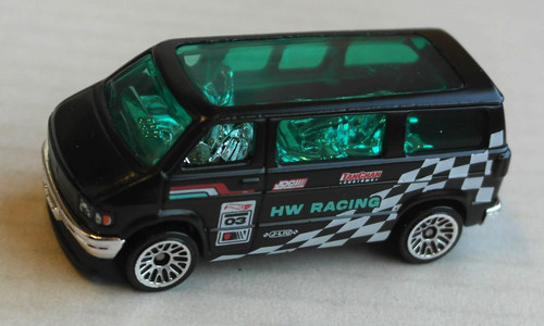 Hot wheels dodge van - hot, nero