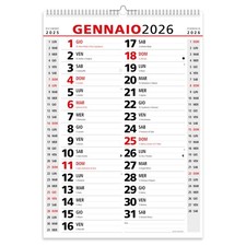 Calendario 2026 da Muro