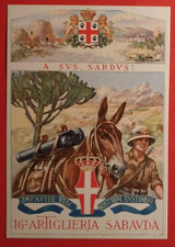 CARTOLINA 16° REGGIMENTO