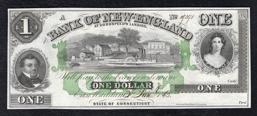 1865 banca new england - $1,