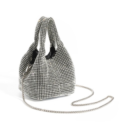 Borsa donna strass pochette