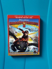 Dragon Trainer 2 - Deluxe Edition Bluray + Bluray 3D + DVD - OTTIMO!