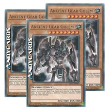 3x ANCIENT GEAR GOLEM •