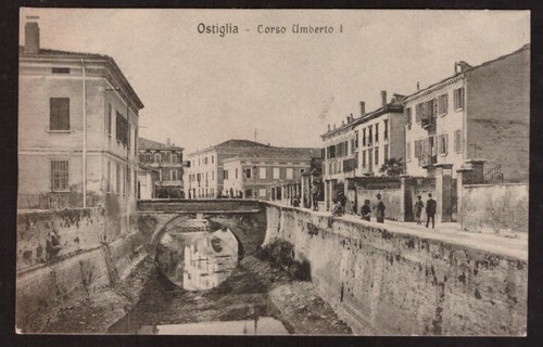 Cartolina ostiglia corso - ostiglia,