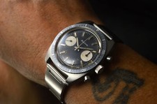 Bulova Rare Men's Deep Sea 666 Vintage Chronograph "Devil Diver" 38mm Steel