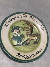 PIATTO RISTORANTE DEL BUON RICORDO - PINOCCHIO - BORGOMANERO