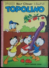 TOPOLINO LIBRETTO 394 - OTTIMO FUMETTO DISNEY DEL 1963 - CON FIGURINE NO BOLLINO
