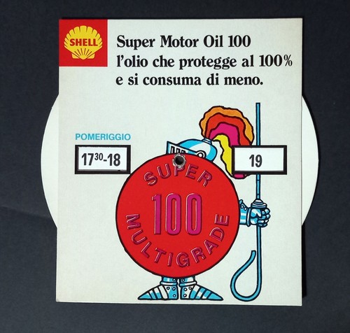 Disco orario pubblicitario - disco,
