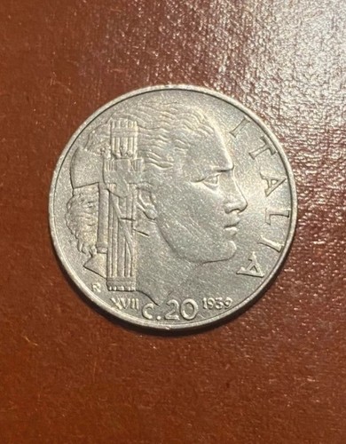Moneta centesimi 1939 - 20,