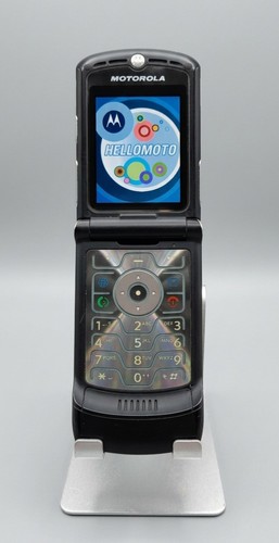 Motorola razr black - black, full
