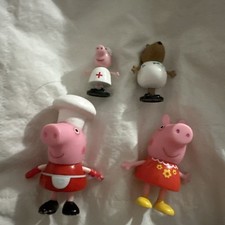 4 Figurine Peppa Pig mamma e