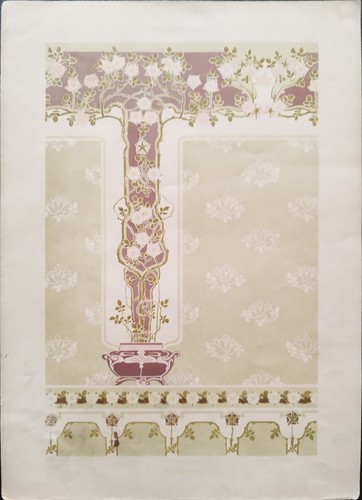 Antica stampa colori - colori, 1901