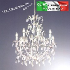 LAMPADARIO IN FERRO BATTUTO 8