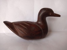 Soprammobile Anatra in legno cm 10 lunghezza .