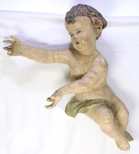 Angelo barocco putto putti scultura in legno Germania meridionale 18. Secolo cherubino barocco