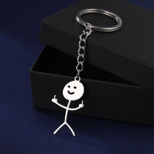 Keychain funny stickman - funny, middle