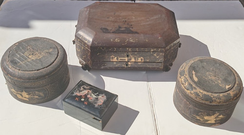 Group antique chinese - group,