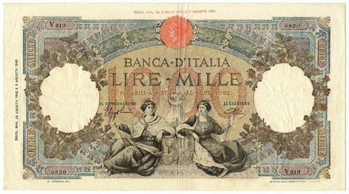 1000 lire capranesi - lire,