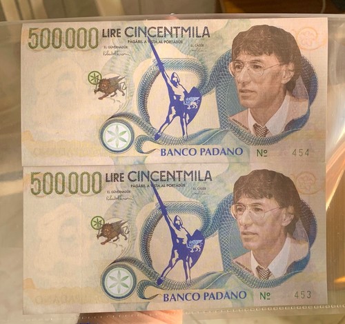 Bossi coppia banconote da - coppia, di