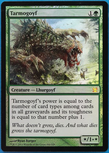 Tarmogoyf foil modern masters - tarmogoyf,