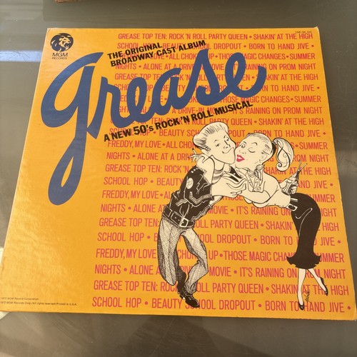 1972 grease original broadway - 1972,