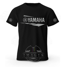 T-SHIRT YAMAHA ARGENTO MOTO CORSE MOTOGP ENDURO CORSE maglietta personalizzabile