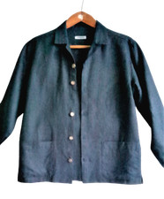 Giacca da città in misto lino