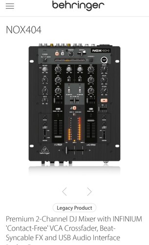 Behringer nox404 - behringer,