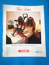 RITAGLIO DI GIORNALE CLIPPING PUBBLICITA' CYCLETTE CARNIELLI DA COLLEZIONE-(141)