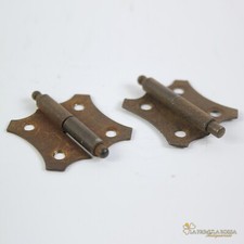 Coppia di cerniere vintage in