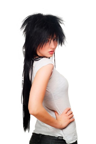 Parrucca punk rocker - rocker, vokuhila